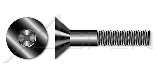 Alloy Steel Coarse Thread Part Thread Made in U.S.A. Flat Head Socket Cap Screw - Image 1