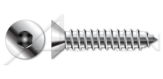 AISI 304 Stainless Steel (18-8) Type "A" Flat Phillips® Drive Self-Tapping Sheet Metal Screw - Image 1