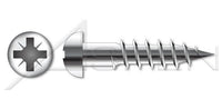 DIN 7996 Metric A2 Stainless Steel Round Pozidriv® Alternative Drive Wood Screw