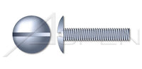 Steel Black Oxide Hex Indented Slotted Full Thread Machine Screw