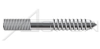 AISI 304 Stainless Steel (18-8) Plain Center Hanger Bolt