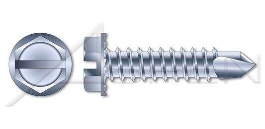 AISI 304 Stainless Steel (18-8) Type "A" Truss Square Drive Self-Tapping Sheet Metal Screw - Image 1