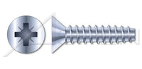 Steel Zinc Plated Flat Pozi Recess Type Z Thread Rolling Screw for Plastics