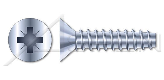 Steel Zinc Plated Flat Pozi Recess Type Z Thread Rolling Screw for Plastics - Image 1
