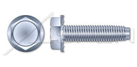 Steel Zinc Plated and Waxed Hex Indented Washer Head Locking Serrations Trilobe Thread Rolling Screw for Metals