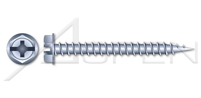 Steel Zinc Plated Type "B" Oval Phillips® Drive Self-Tapping Sheet Metal Screw - Image 1