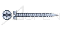 Steel Zinc Plated Type "B" Oval Phillips® Drive Self-Tapping Sheet Metal Screw