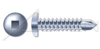 AISI 304 Stainless Steel (18-8) Type "A" Pan Head Phillips®/Square Combo Drive Self-Tapping Sheet Metal Screw