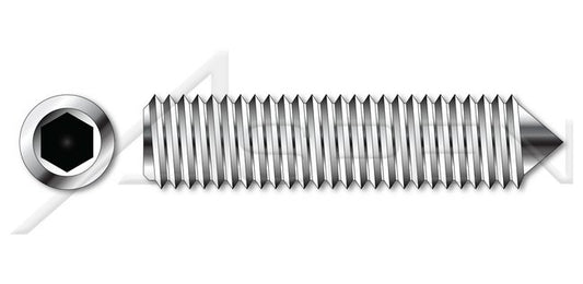 A4 Stainless Steel Cone Point Hex Socket Set Screw - Image 1