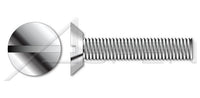 AISI 304 Stainless Steel (18-8) Hex Indented Washer Head Full Thread Machine Screw