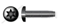 Steel Black Oxide and Waxed Pan 6Lobe Torx® Drive Trilobe Thread Rolling Screw for Metals