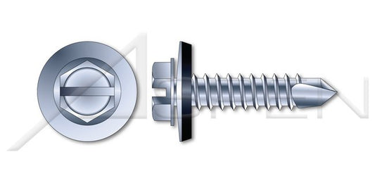 AISI 304 Stainless Steel (18-8) Type "A" Truss Slot Drive Self-Tapping Sheet Metal Screw - Image 1