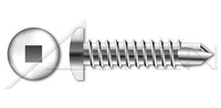 AISI 304 Stainless Steel (18-8) Type "AB" Oval Undercut Phillips® Drive Self-Tapping Sheet Metal Screw