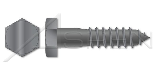 Plain Steel Hex Head Lag Screw - Image 1