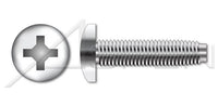 18-8 Stainless Steel Passivated and Waxed Pan Phillips® Drive Trilobe Thread Rolling Screw for Metals