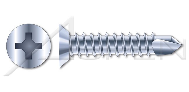 AISI 304 Stainless Steel (18-8) Type "A" Flat Countersunk Head Tamper-Resistant 6Lobe Torx® Pin Drive Self-Tapping Sheet Metal Screw - Image 1