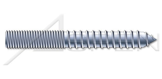 Steel Zinc Plated Full Thread Hanger Bolt - Image 1