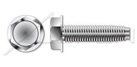 18-8 Stainless Steel Passivated and Waxed Hex Indented Washer Head Trilobe Thread Rolling Screw for Metals