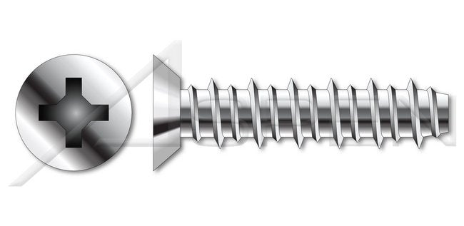 Steel Chrome Plated Type "AB" Truss Phillips® Drive Self-Tapping Sheet Metal Screw - Image 1