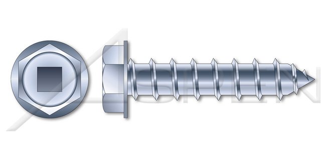 Steel Zinc Plated and Baked Type "AB" Flat Head 6Lobe Torx® Drive Self-Tapping Sheet Metal Screw - Image 1