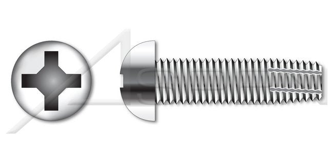 AISI 410 Stainless Steel Type "F" Round Phillips® Drive Thread Cutting Screw - Image 1