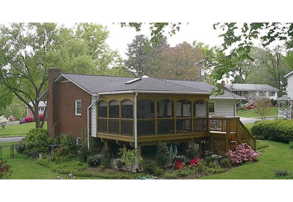 Long®Fence Wood Screened Porch - Image 12