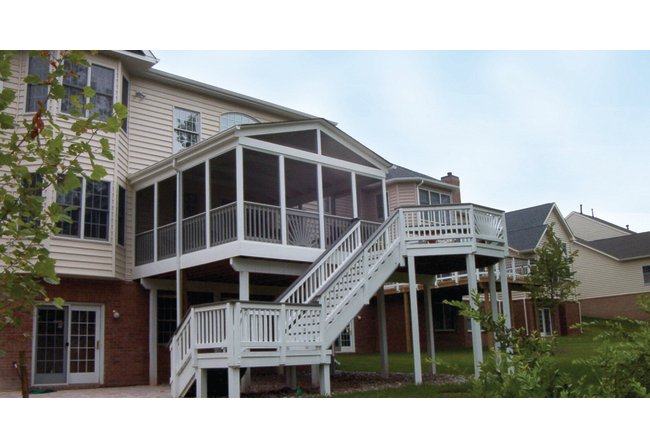 Long®Fence Wood Screened Porch - Image 3