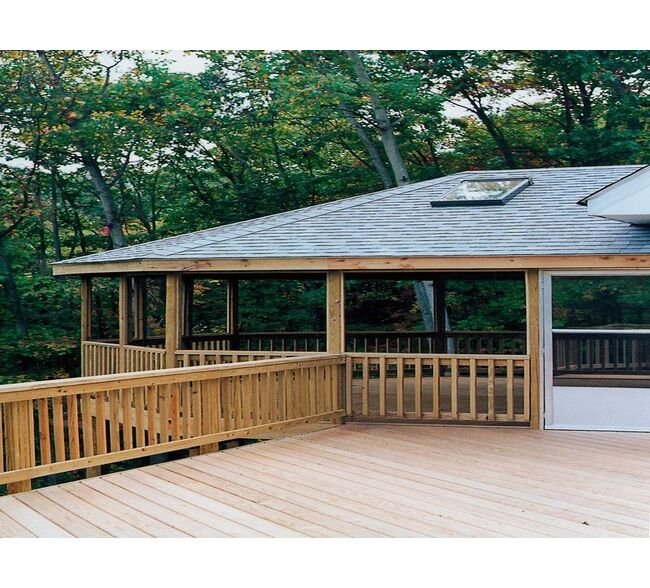 Long®Fence Wood Screened Porch - Image 6