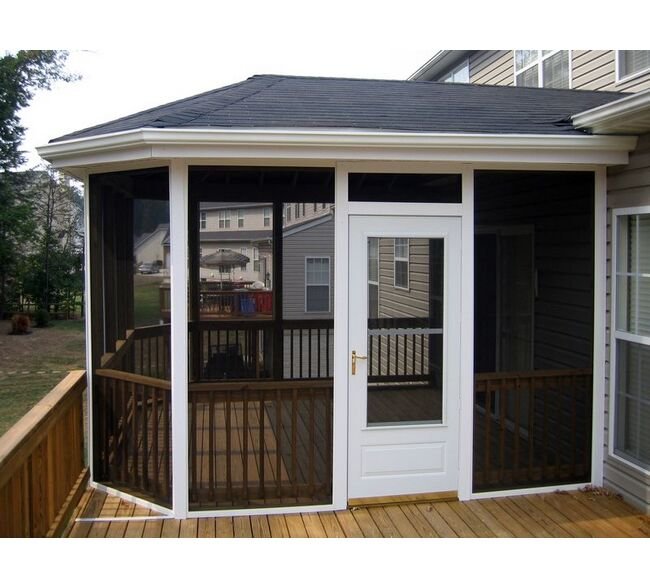 Long®Fence Wood Screened Porch - Image 7