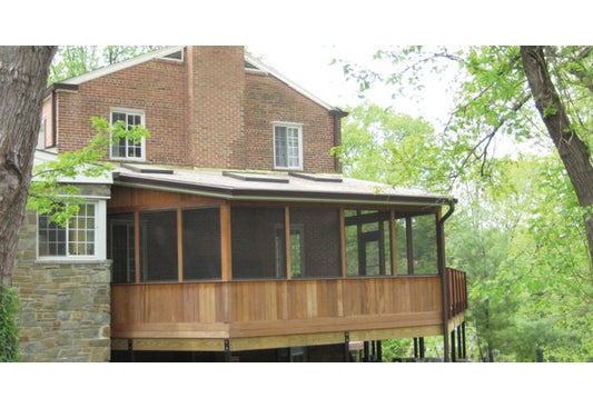 Long®Fence Wood Screened Porch - Image 1