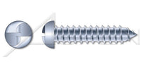 Steel Black Oxide Type "A" Pan Phillips® Drive Self-Tapping Sheet Metal Screw