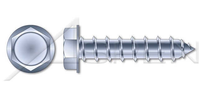Steel Zinc Plated and Baked Type "A" Flat Undercut Slot Drive Self-Tapping Sheet Metal Screw - Image 1