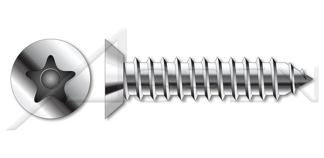 18-8 Stainless Steel Black Oxide Type "A" Flat Phillips® Drive Self-Tapping Sheet Metal Screw - Image 1