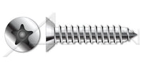 18-8 Stainless Steel Black Oxide Type "A" Flat Phillips® Drive Self-Tapping Sheet Metal Screw