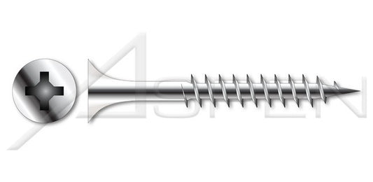 AISI 304 Stainless Steel (18-8) Bugle Phillips® Drive Coarse Thread Deck Screw - Image 1