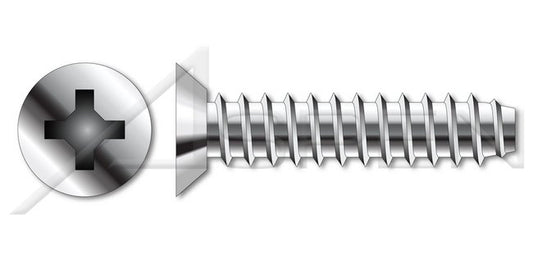 Slotted Steel Black Zinc Type "AB" Hex Indented Washer Self-Tapping Sheet Metal Screw - Image 1