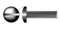 AISI 304 Stainless Steel (18-8) Drilled Head Fillister Slot Drive Fine Thread Machine Screw