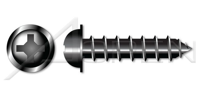 Steel Zinc Plated Flat Undercut Phillips® Drive Full Thread Hi-Lo Self-Tapping Sheet Metal Screw - Image 1