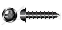 Steel Zinc Plated Flat Undercut Phillips® Drive Full Thread Hi-Lo Self-Tapping Sheet Metal Screw
