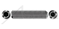 Alloy Steel Black Oxide Knurled Cup Point UNC Coarse Thread Hex Socket Set Screw