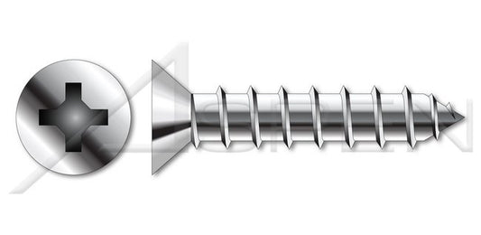Steel Zinc Plated Type "AB" Oval Undercut Phillips® Drive Self-Tapping Sheet Metal Screw - Image 1
