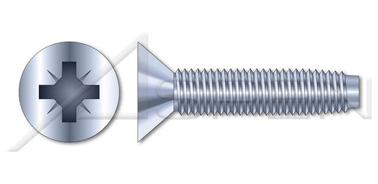 Steel Zinc Plated Flat Pozi Recess Type Z Thread Rolling Screw for Metals - Image 1