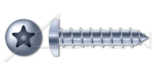 Steel Zinc Plated Button Head Tamper-Resistant Torx Plus® Pin Drive Masonry Screw - Image 1