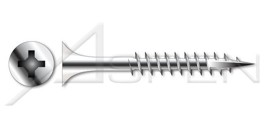 AISI 304 Stainless Steel (18-8) Type 17 Point Bugle Phillips® Drive Deck Screw - Image 1