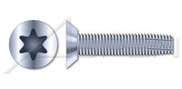 Steel Zinc Plated and Baked Type "F" Flat Undercut 6 Lobe Torx® Drive Thread Cutting Screw