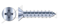 A4 Stainless Steel Flat Pozidriv® Alternative Drive Full Thread Self-Tapping Sheet Metal Screw