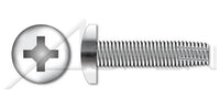 AISI 410 Stainless Steel Type "F" Pan Phillips® Drive Thread Cutting Screw