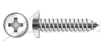 Steel Zinc Plated Type "B" Pan Phillips® Drive Self-Tapping Sheet Metal Screw