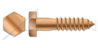 Silicon Bronze Hex Head Lag Screw