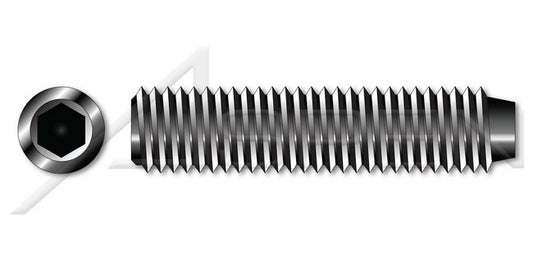 Alloy Steel Black Oxide Cup Point UNC Coarse Thread Hex Socket Set Screw - Image 1